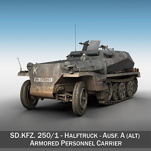 SD.KFZ 250 - Half-track troop carrier