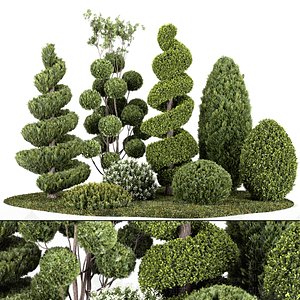 Landscape Trees 3D model