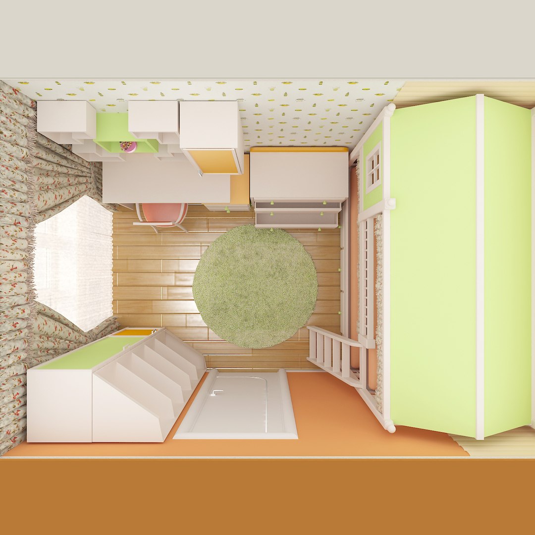 3D children room model https://p.turbosquid.com/ts-thumb/D1/K8498r/8aLhrmaL/childrenbedroom_6/jpg/1556869587/1920x1080/fit_q87/f8e3e54af68ef82ba22db1f147257b88e8b236ae/childrenbedroom_6.jpg