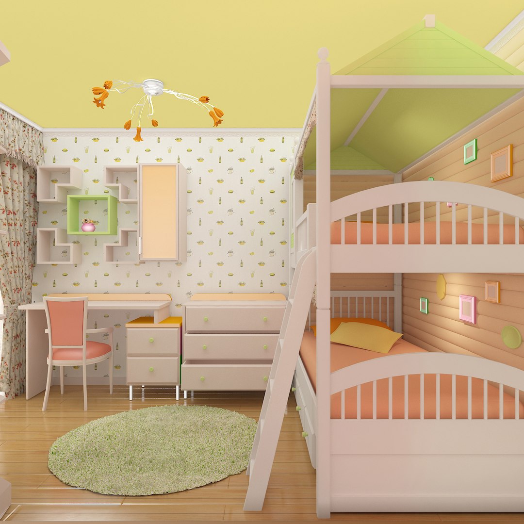 3D children room model https://p.turbosquid.com/ts-thumb/D1/K8498r/vDOkvo7V/childrenbedroom_3/jpg/1556869533/1920x1080/fit_q87/ce3ebfc239f80560175b3058af2611a4afff5760/childrenbedroom_3.jpg