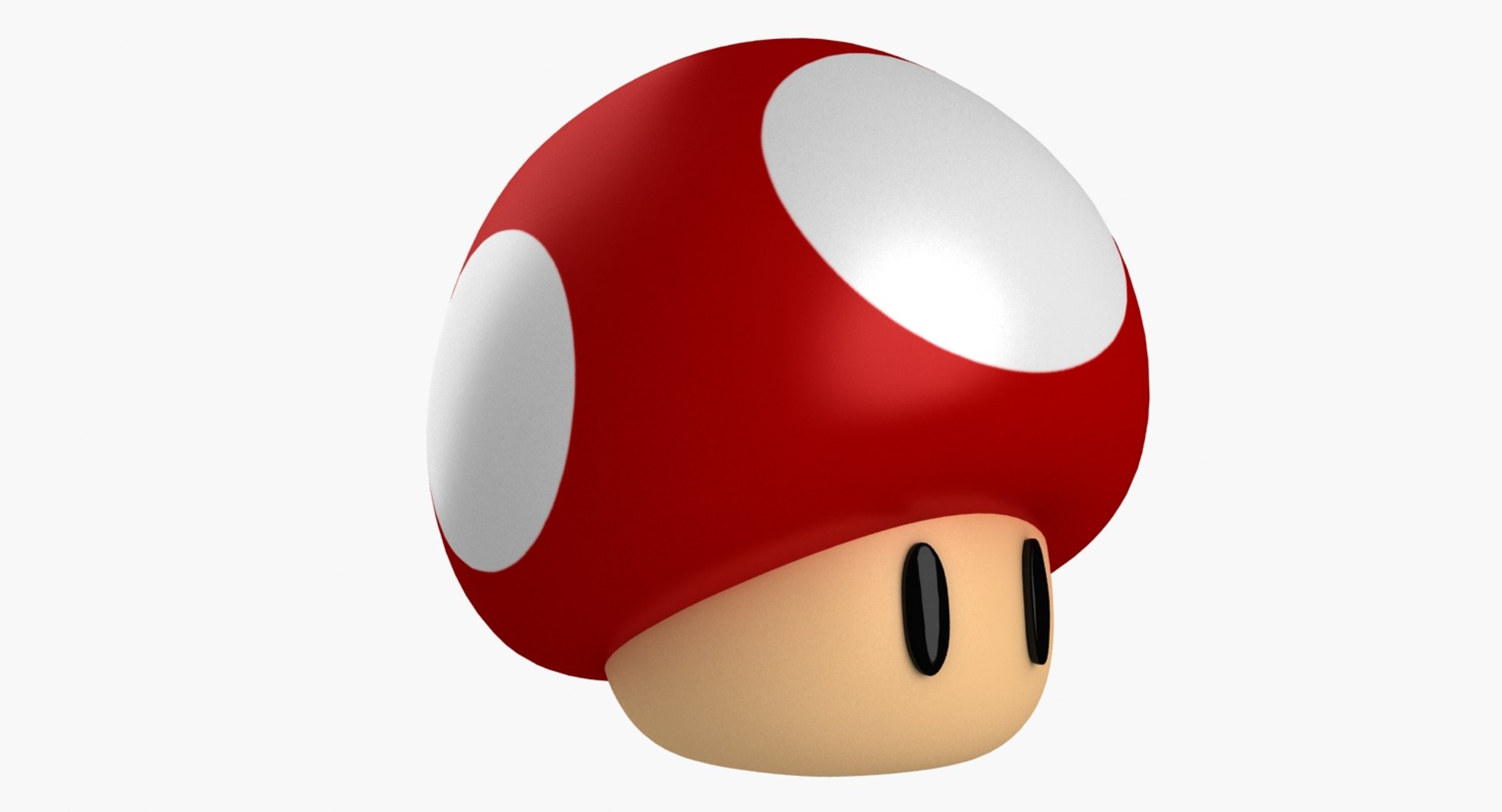 Super Mario Mushroom 3d Model