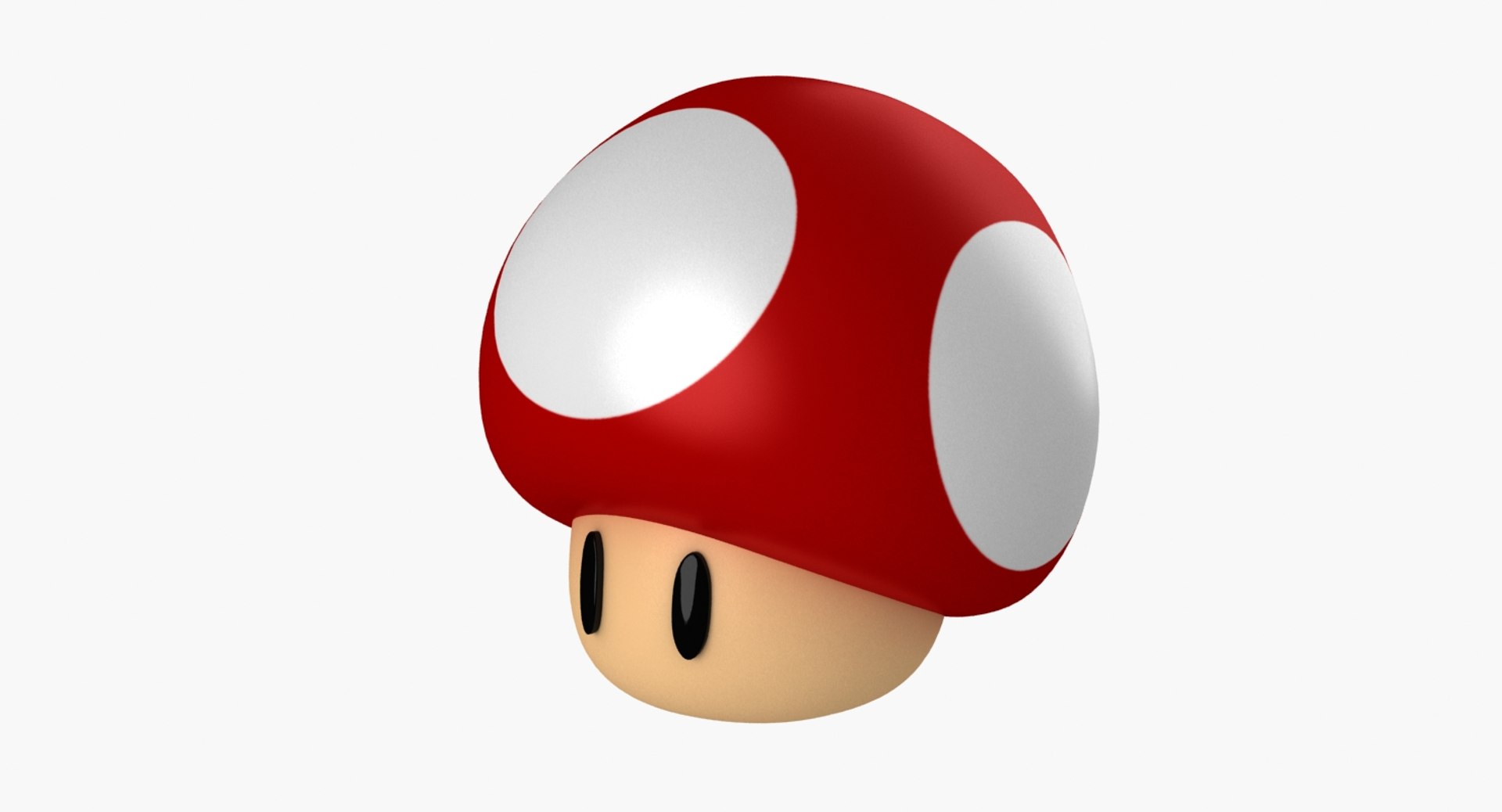 Super Mario Mushroom 3d Model
