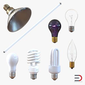 Light Bulbs 3D Models Collection 3