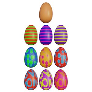 easteregg varietys egg 3D model