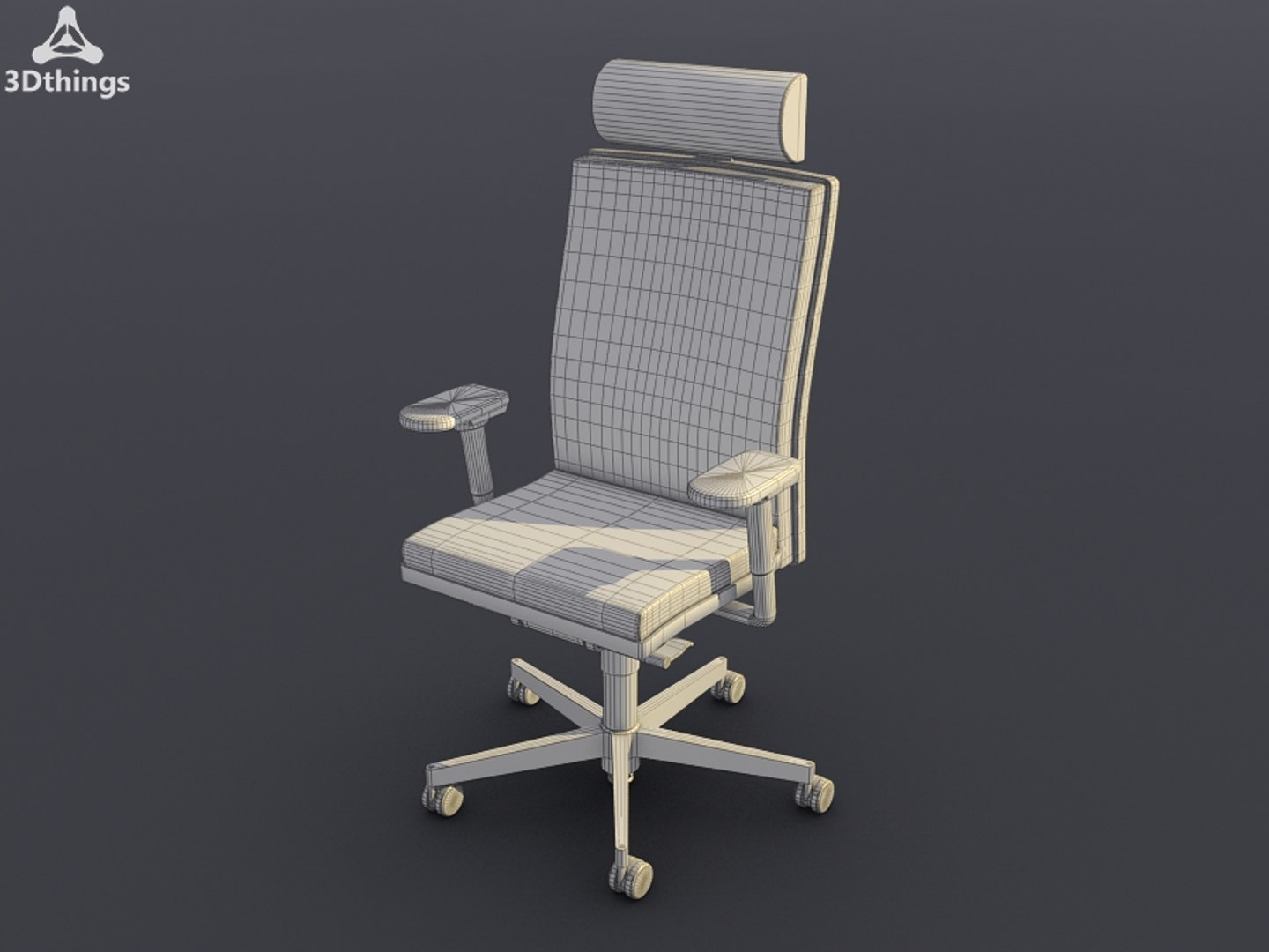 Conference Chair Mr 24 3d Model