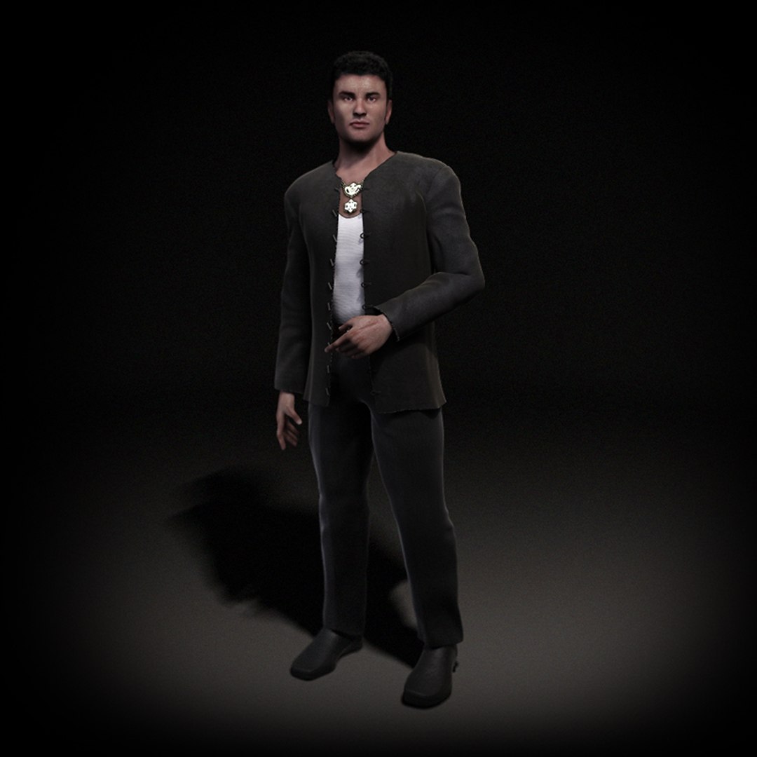 3d Human Rigged Model