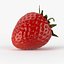 realistic strawberry real 3d model