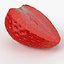 realistic strawberry real 3d model