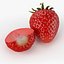 realistic strawberry real 3d model