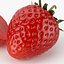 realistic strawberry real 3d model