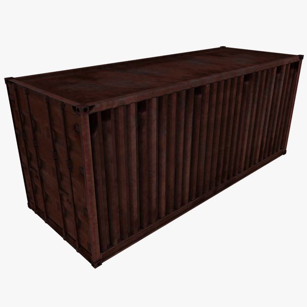 3ds max ready shipping container