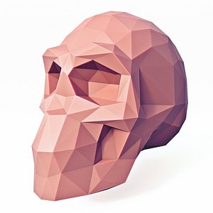 Low Poly Skull 2
