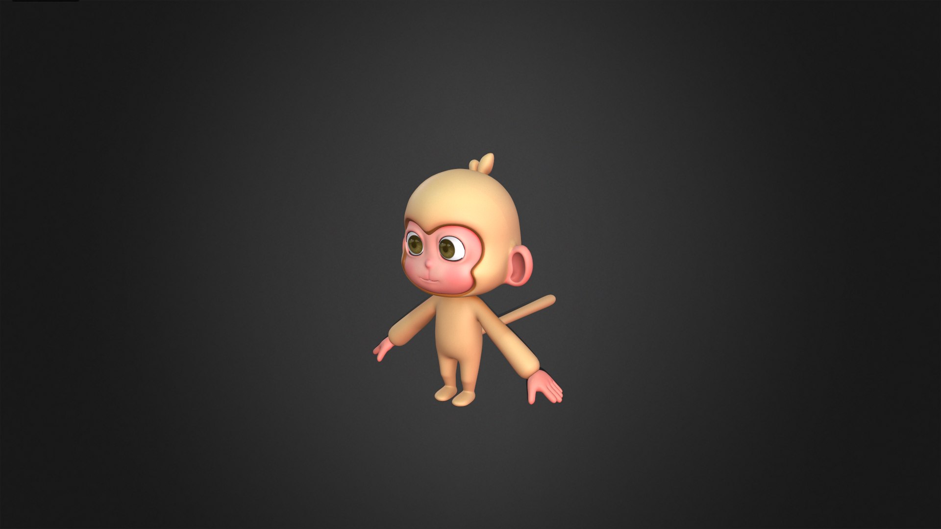 Asset - Cartoons - Animal Monkey Rigged 3D Model - TurboSquid 2183798