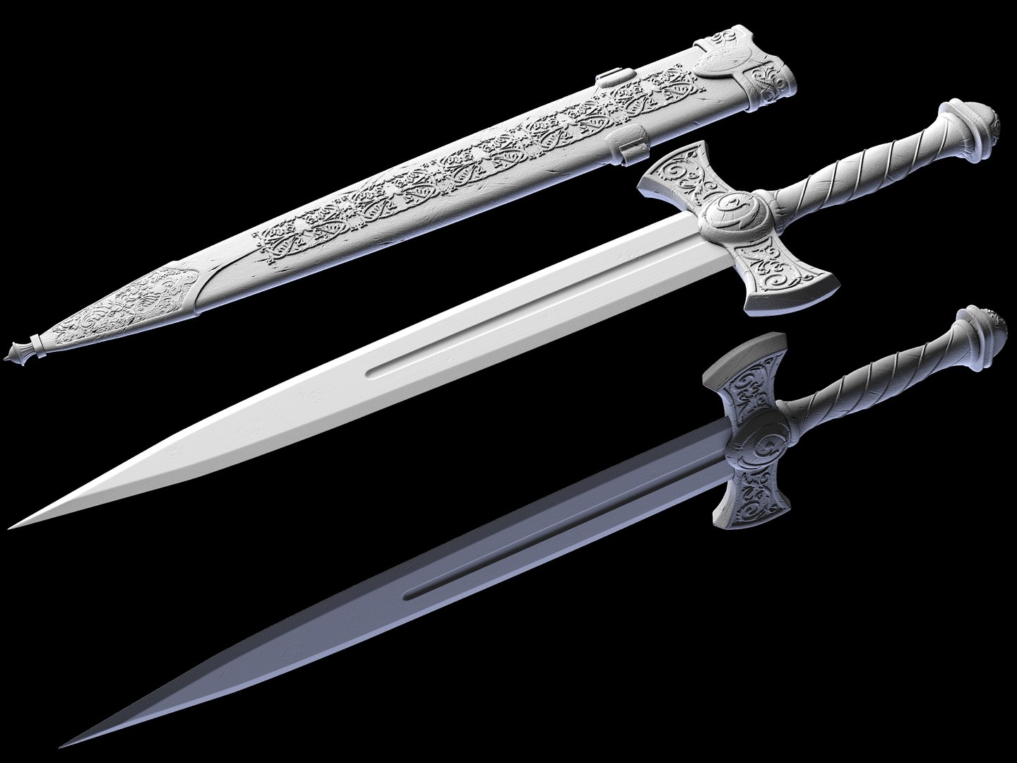 3d Fantasy Dagger
