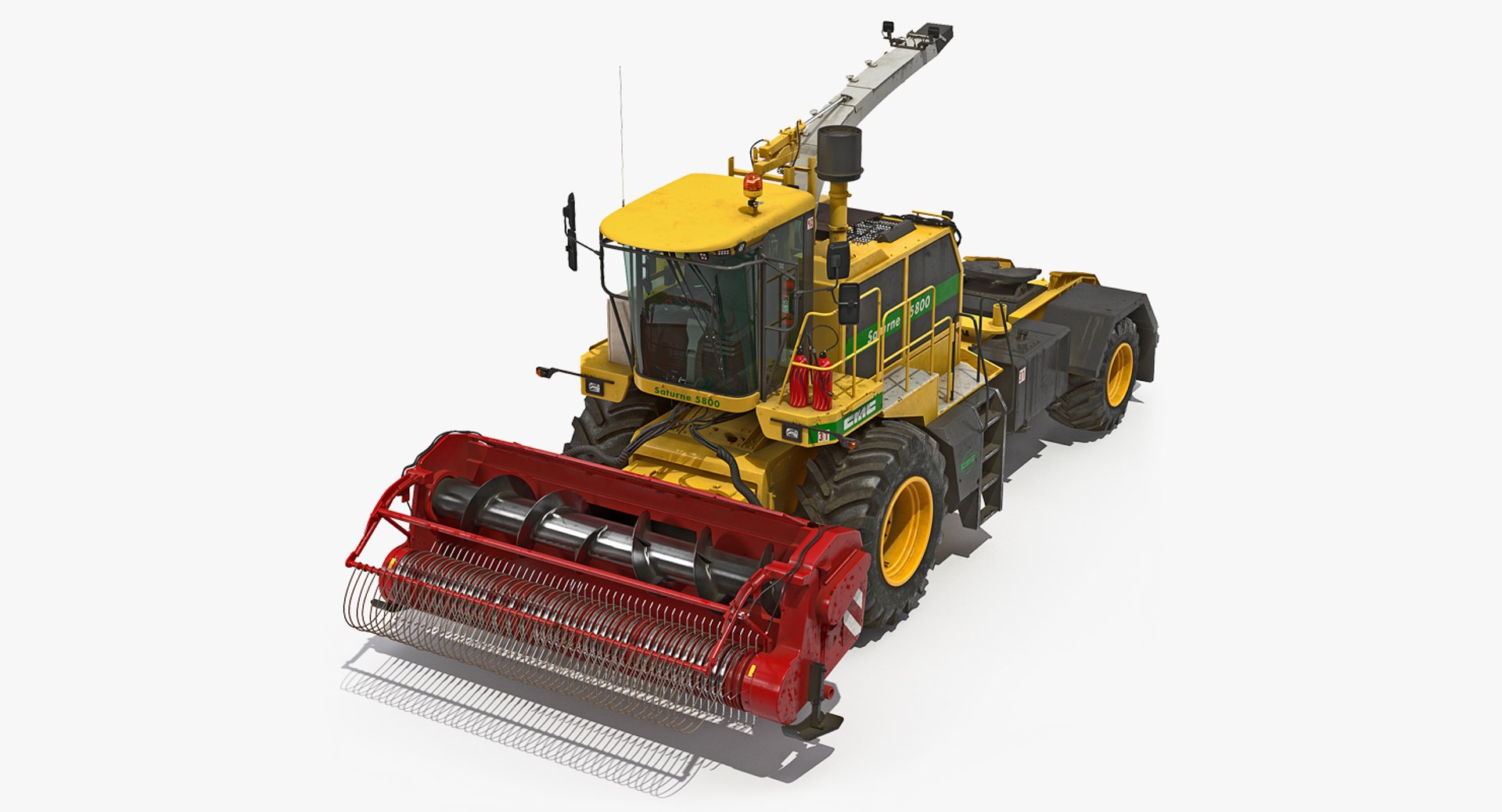 CMC Saturne 5800 Dirty 3D Model 3D model preview