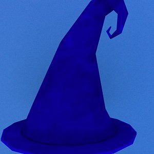 3d model wizard hat