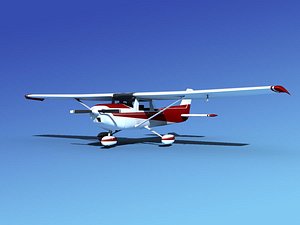 propeller cessna 152 3d obj