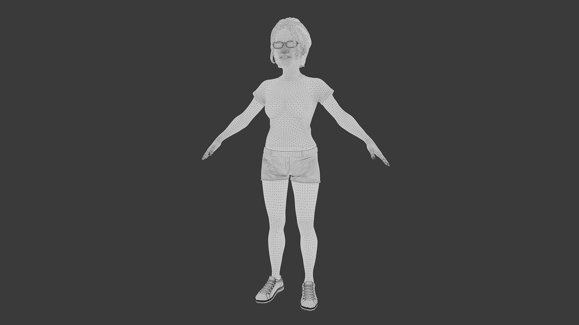Sophia Female Low Poly Character 3D Model - TurboSquid 2209924