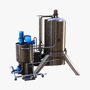 3D 304 stainless steel precision filter model