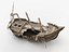 3D wrecked ship