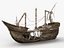 3D wrecked ship