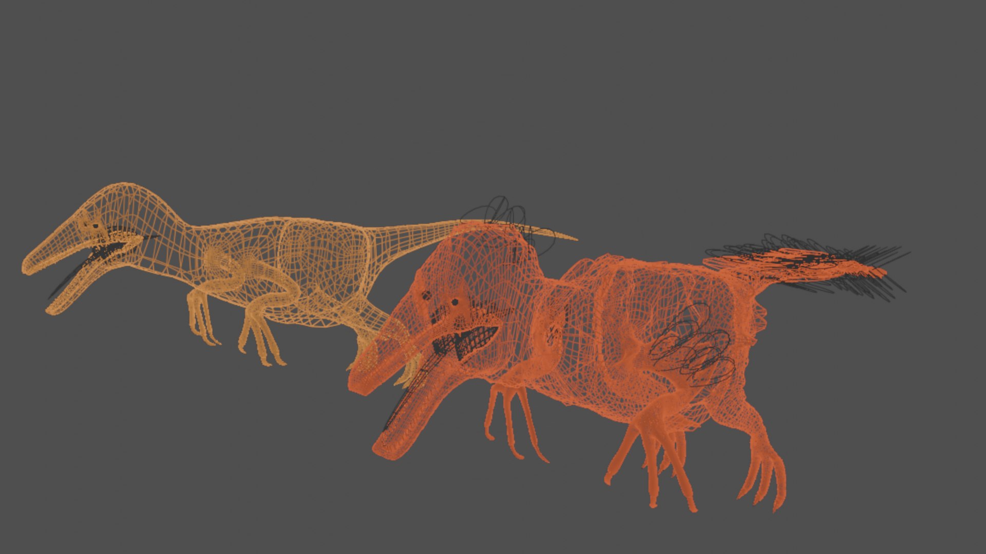 3D Deinonychus Raptor Made In Blender - TurboSquid 2292109