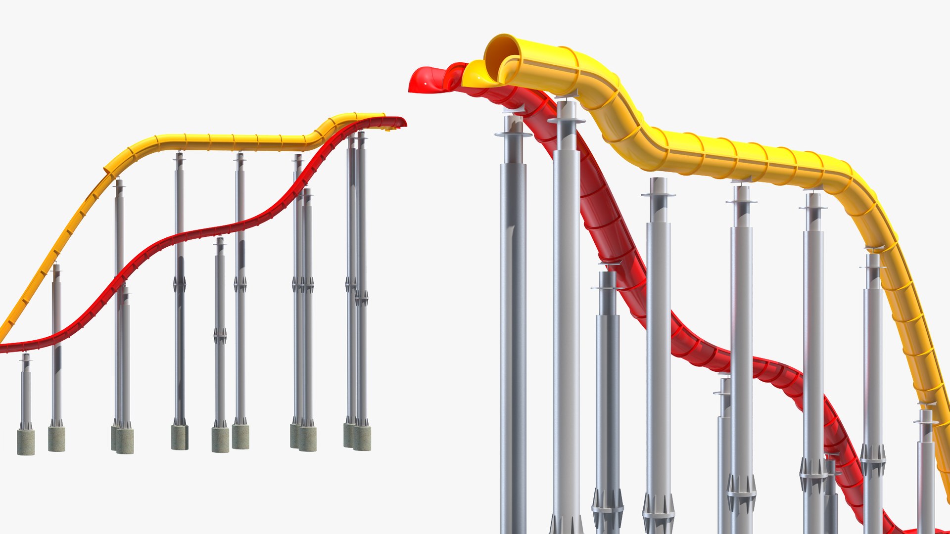3D Model Water Slides - TurboSquid 1505584