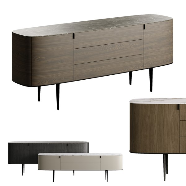 Poliform Italy Symphone Collection Drawers 3D