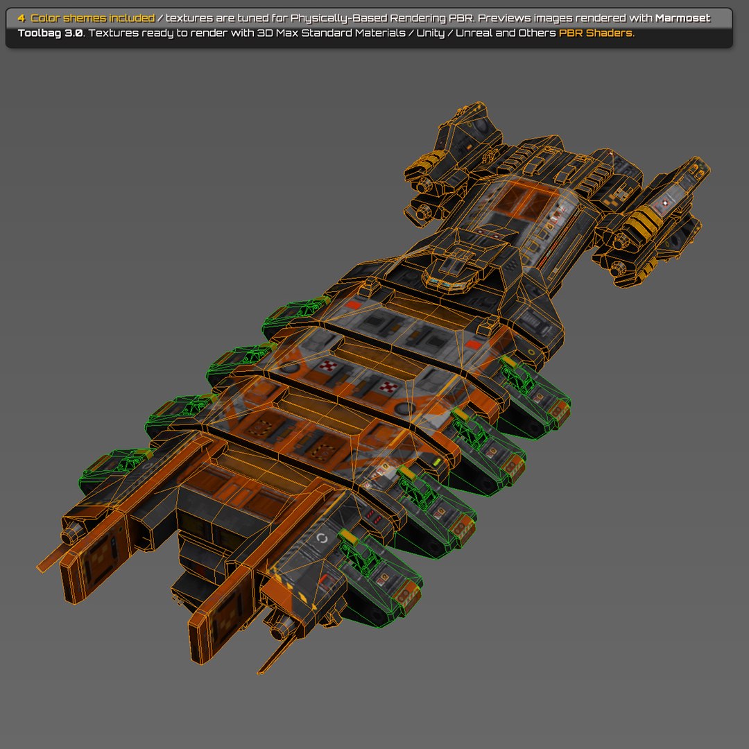 Starship Spacecraft Model - TurboSquid 1292063