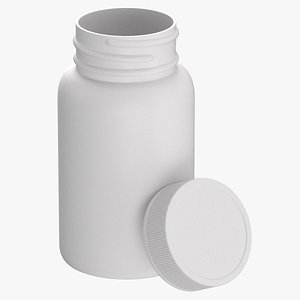 3D plastic bottle pharma 750ml