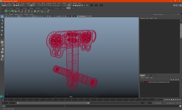 3D model Zipline Trolley - TurboSquid 1956122