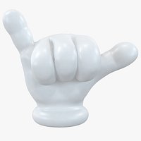 Cartoon Hand Shaka