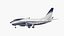 Boeing 737-600 z wnętrzem przygotowanym do Cinema 4D
