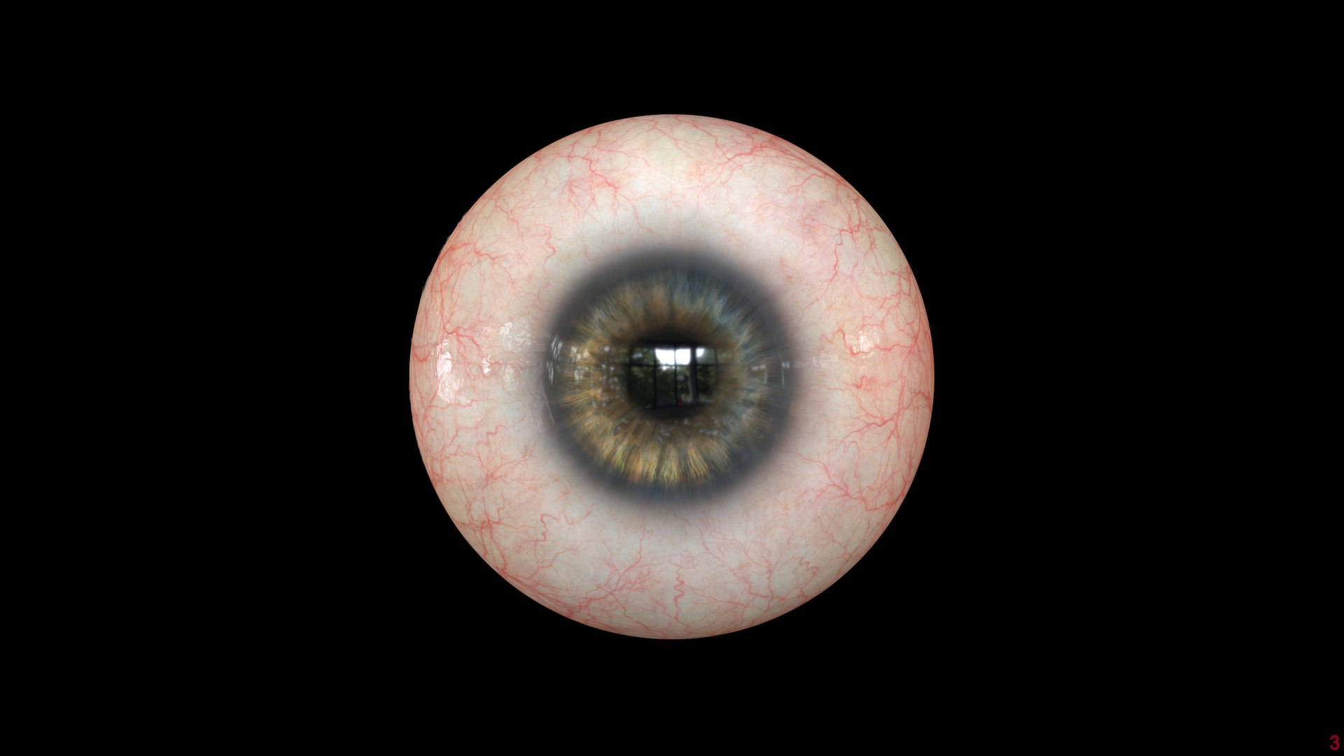 Eyeball collection 20 colors 4k textures Real-time 3D model 3D