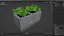 Cinder Block with Greenery
