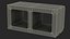 Cinder Block with Greenery