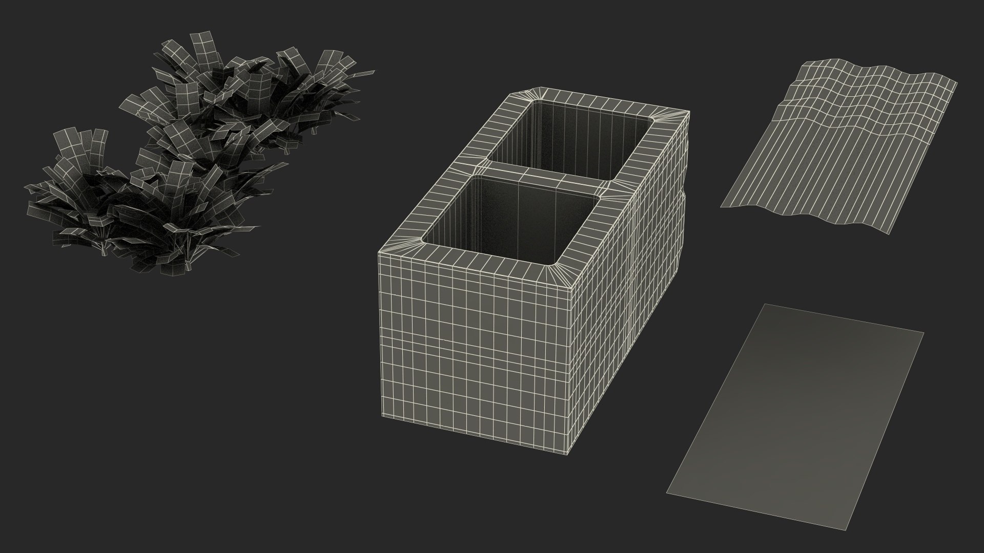 Cinder Block with Greenery model https://p.turbosquid.com/ts-thumb/D2/J8cOoi/JY/cinder_block_with_greenery_026/jpg/1734827447/1920x1080/fit_q87/b3c2c65d428fc2702a83076f4d3b91e12f698fca/cinder_block_with_greenery_026.jpg
