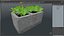 Cinder Block with Greenery
