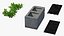 Cinder Block with Greenery