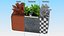 Cinder Block with Greenery