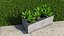 Cinder Block with Greenery