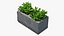 Cinder Block with Greenery