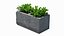 Cinder Block with Greenery