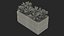 Cinder Block with Greenery