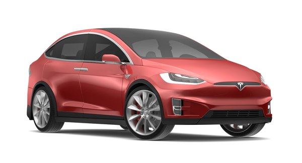 Tesla x s 3D model - TurboSquid 1238367