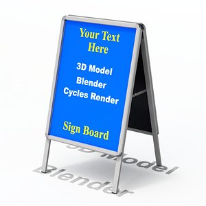 street sign 3D model