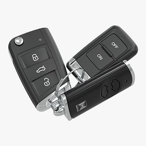 Car Key Set 02 model