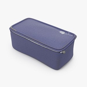 antique painted school case with plastic and iron pendant