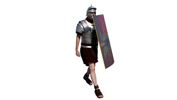 modelo 3d SOLDADO ROMA ANIMADO - APAGADO - TurboSquid 2146568