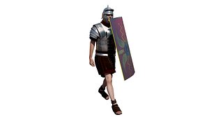 ROME SOLDIER ANIMATED - RIGGED